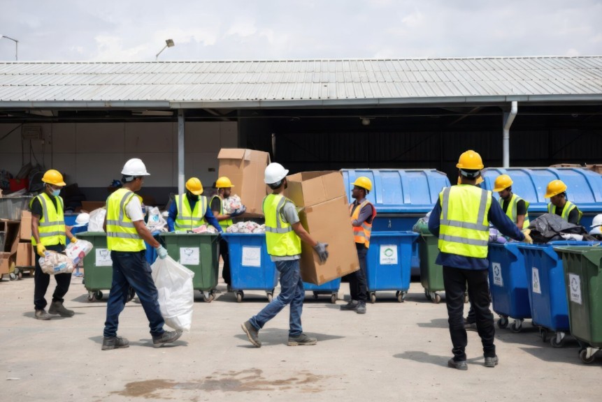 Sustainable waste management and recycling operations